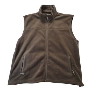 Cabela's Fleece Brown Vest Men Tall 3XL